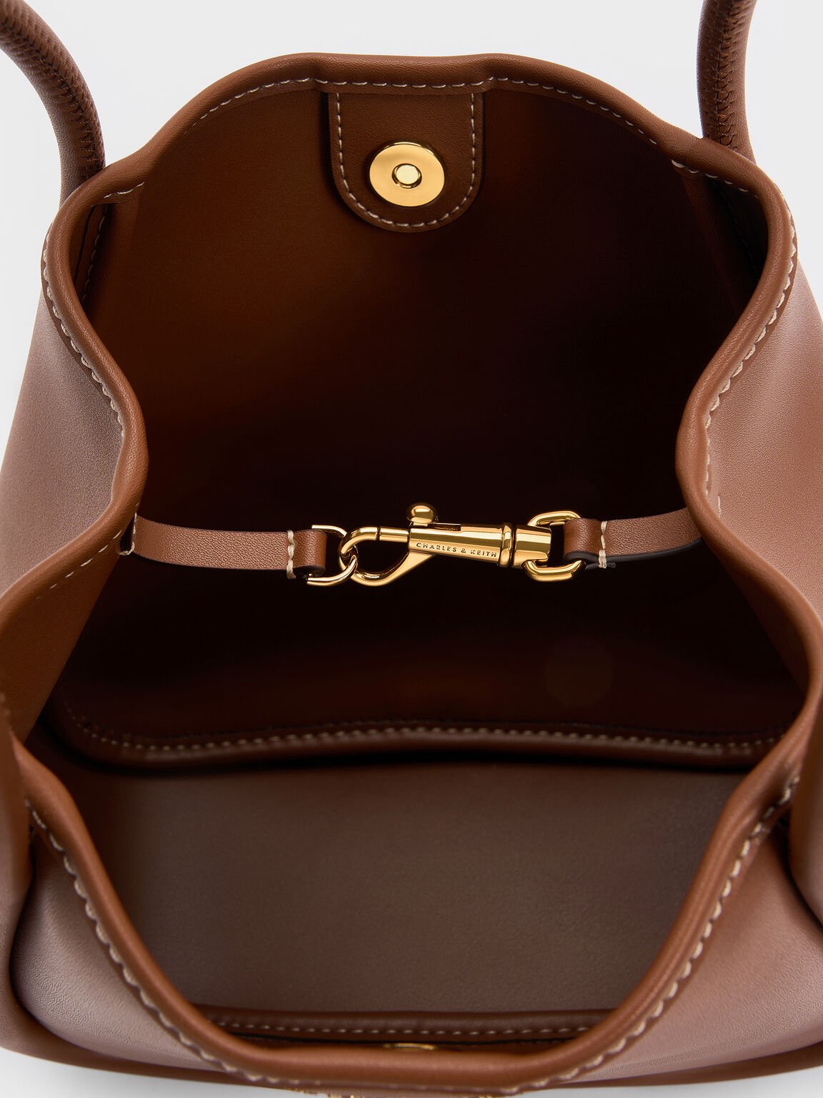 Lyla ミニライラ チューブラートートバッグ, チョコレート, hi-res