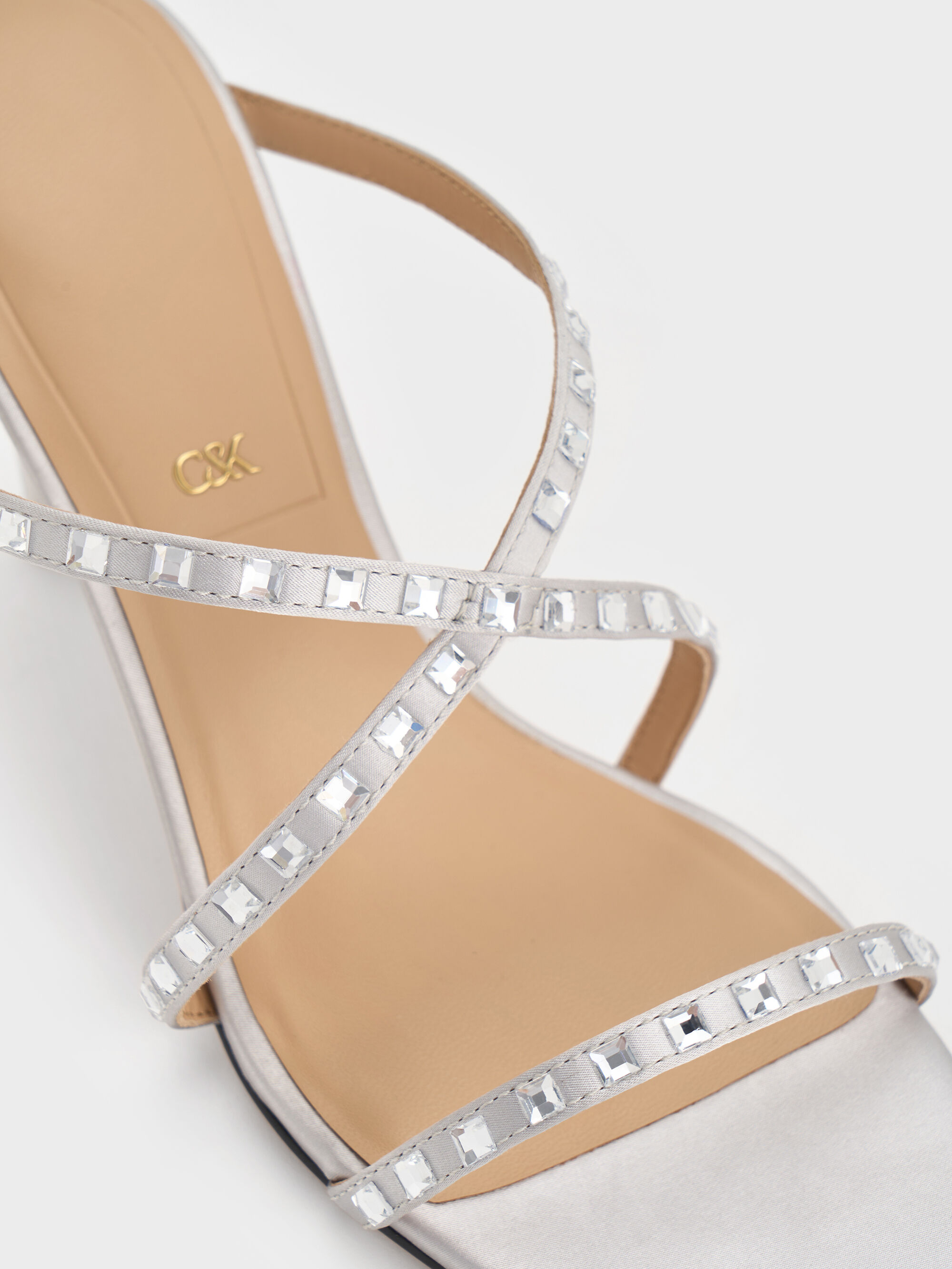 ミュール(レディース) - シルバー | CHARLES & KEITH (チャールズ