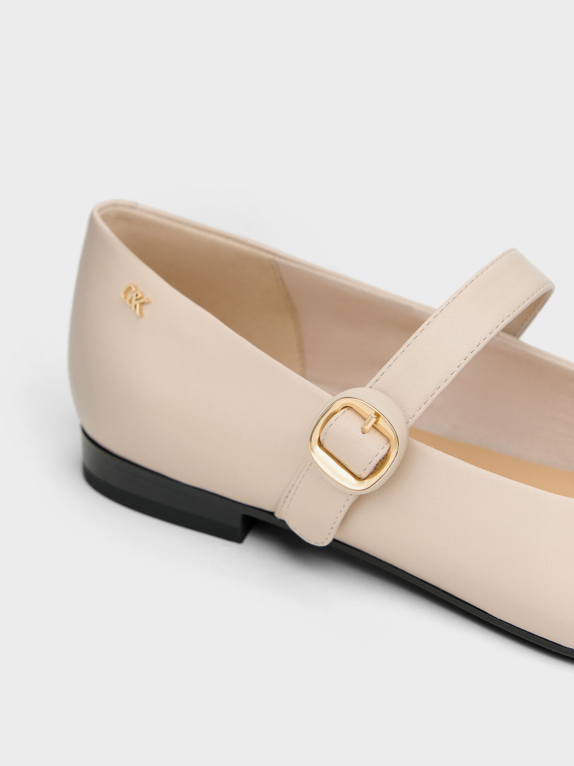 レザーキャップトゥ メリージェーン, オーツ, hi-res