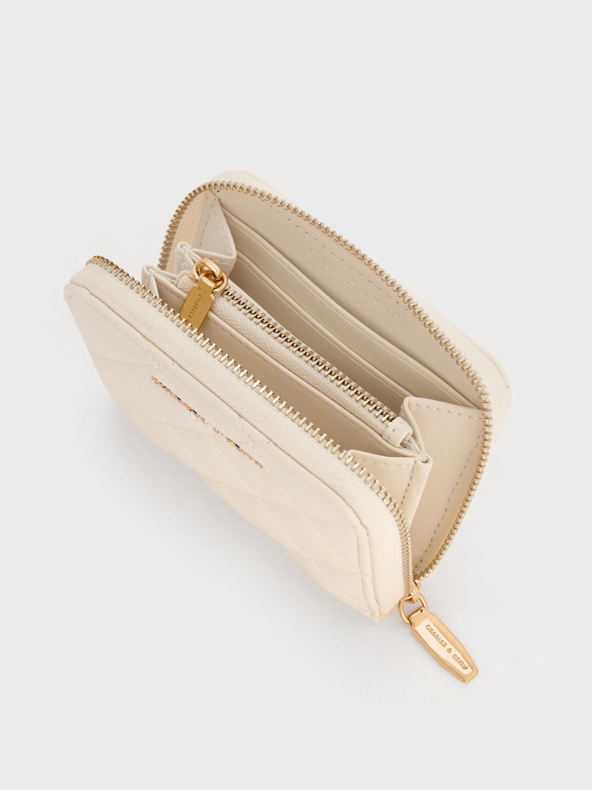 Alva アルヴァ キルトウォレット, クリーム, hi-res