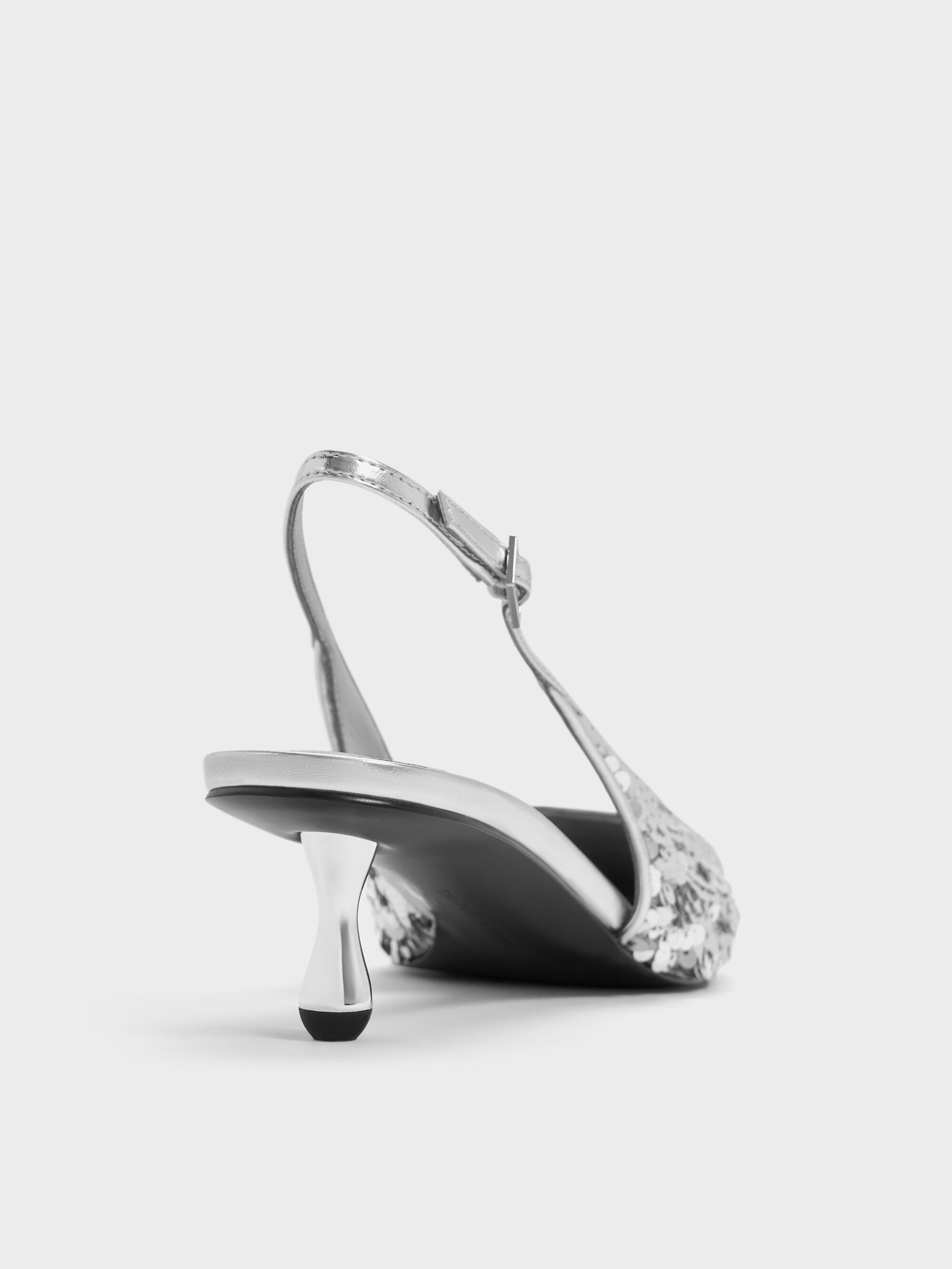 パンプス(レディース) - シルバー | CHARLES & KEITH (チャールズ