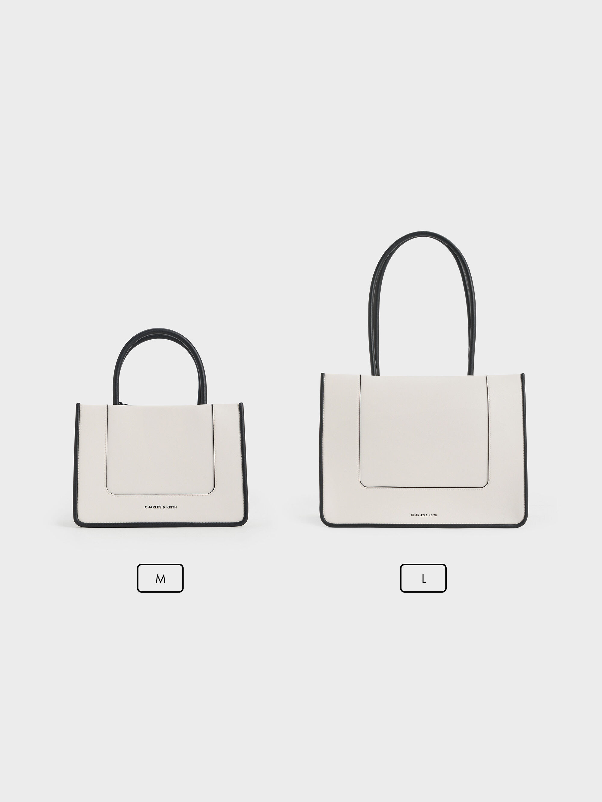 Daylla ミニデイラー トートバッグ - クリーム | CHARLES & KEITH