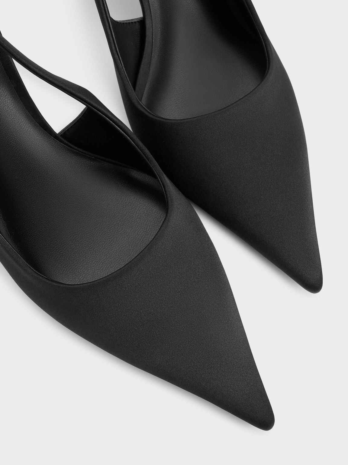 Brantley ブラントリー ボウスリングバックパンプス, ブラックテクスチャード, hi-res