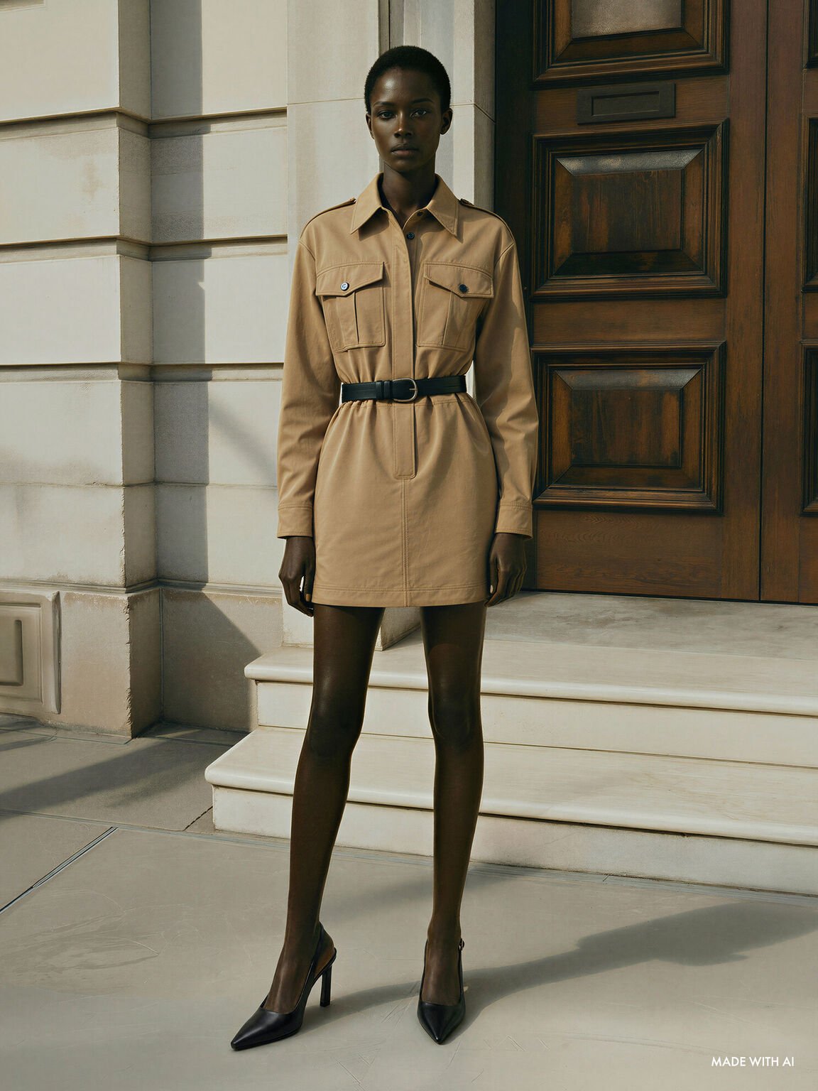 Kerra ケラ ポインテットスリングバックパンプス, ブラック, hi-res