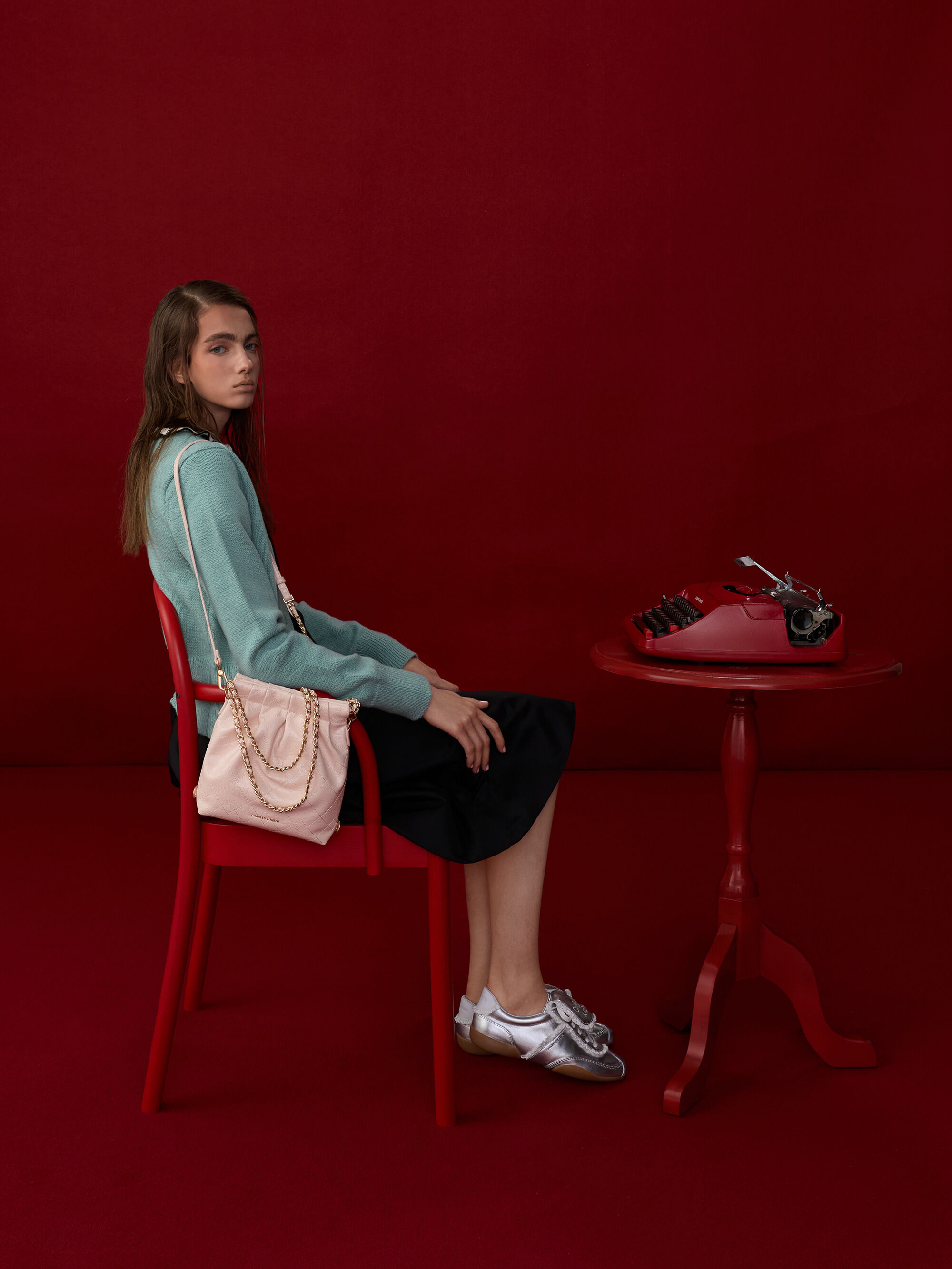 Duo ドゥオ チェーンハンドルツーウェイバックパック - ソフトピンク