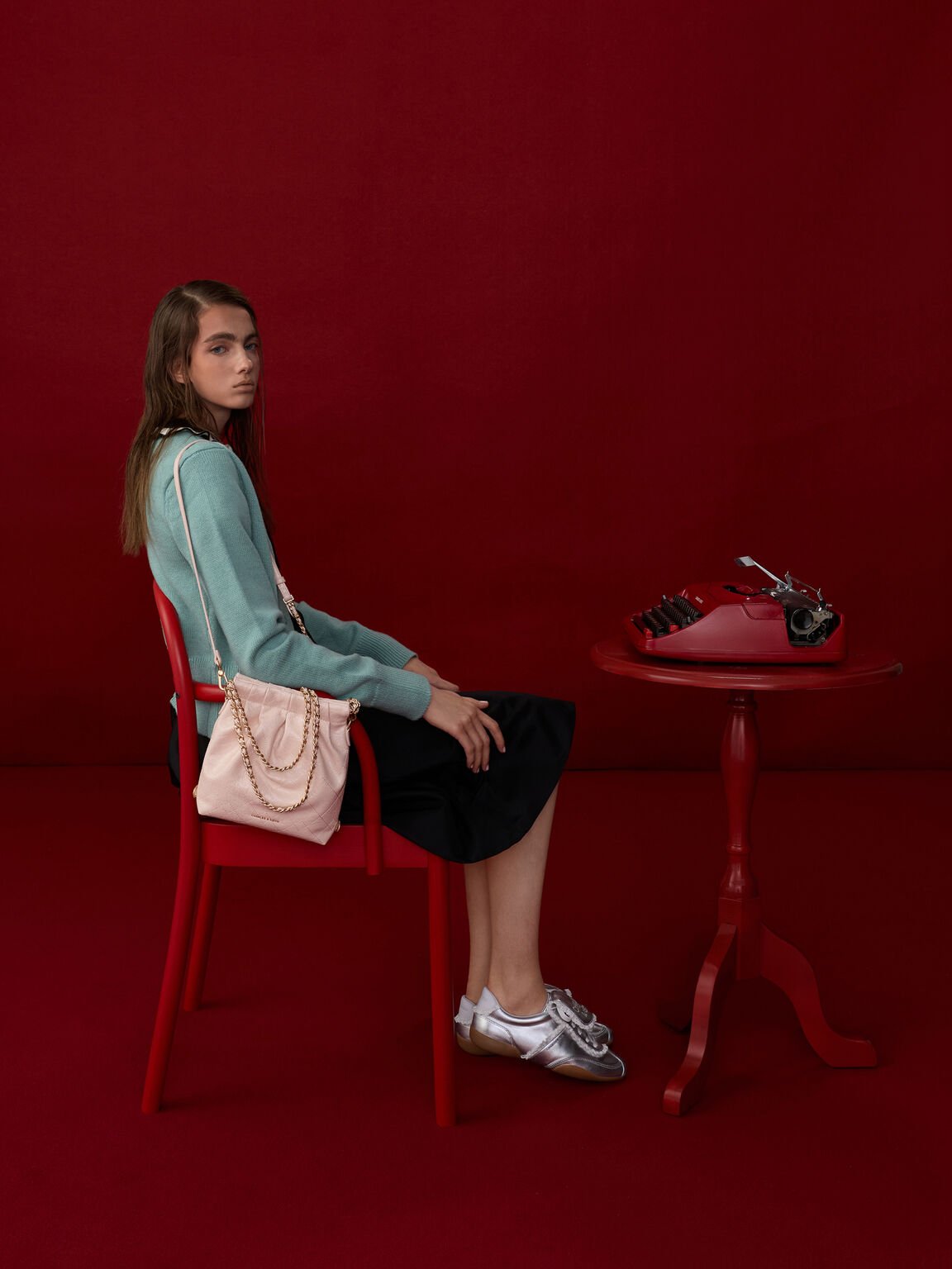 Duo ドゥオ チェーンハンドルツーウェイバックパック, ソフトピンク, hi-res