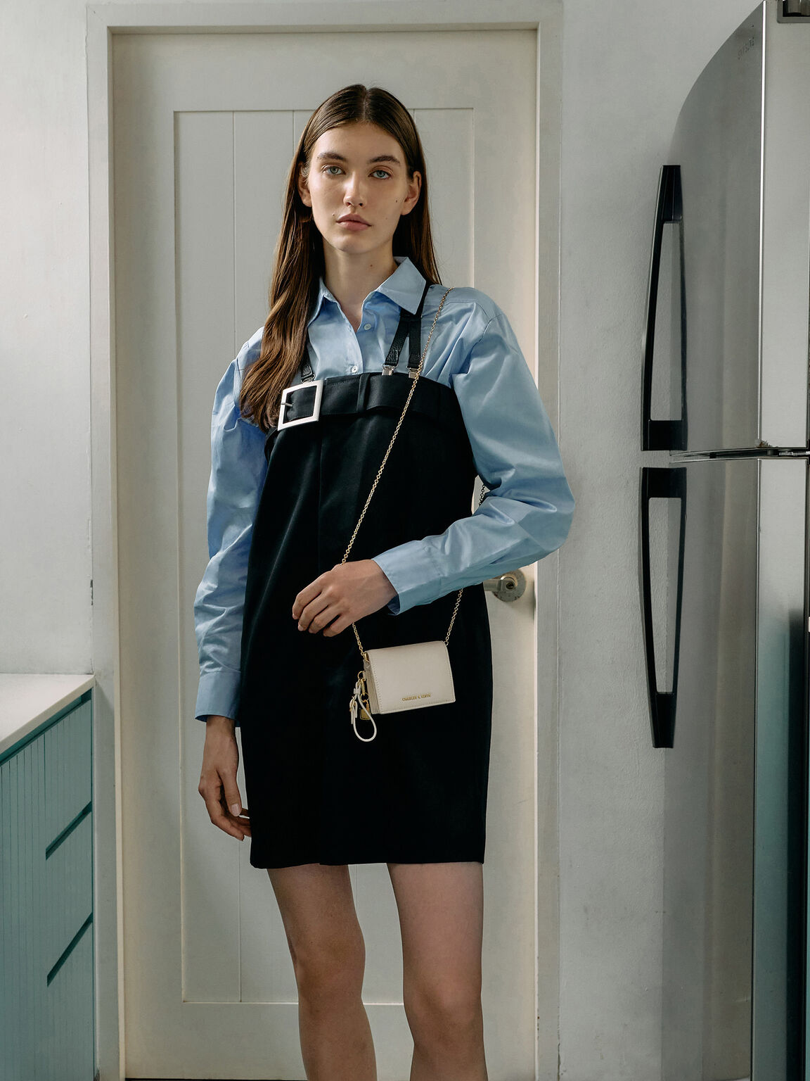 Scottie スコッティー スモールウォレット, クリーム, hi-res