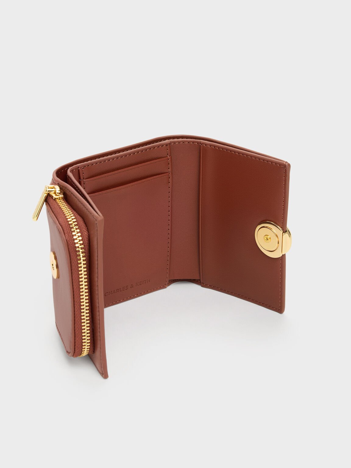 Behn ベーン スモールウォレット, ブリック, hi-res