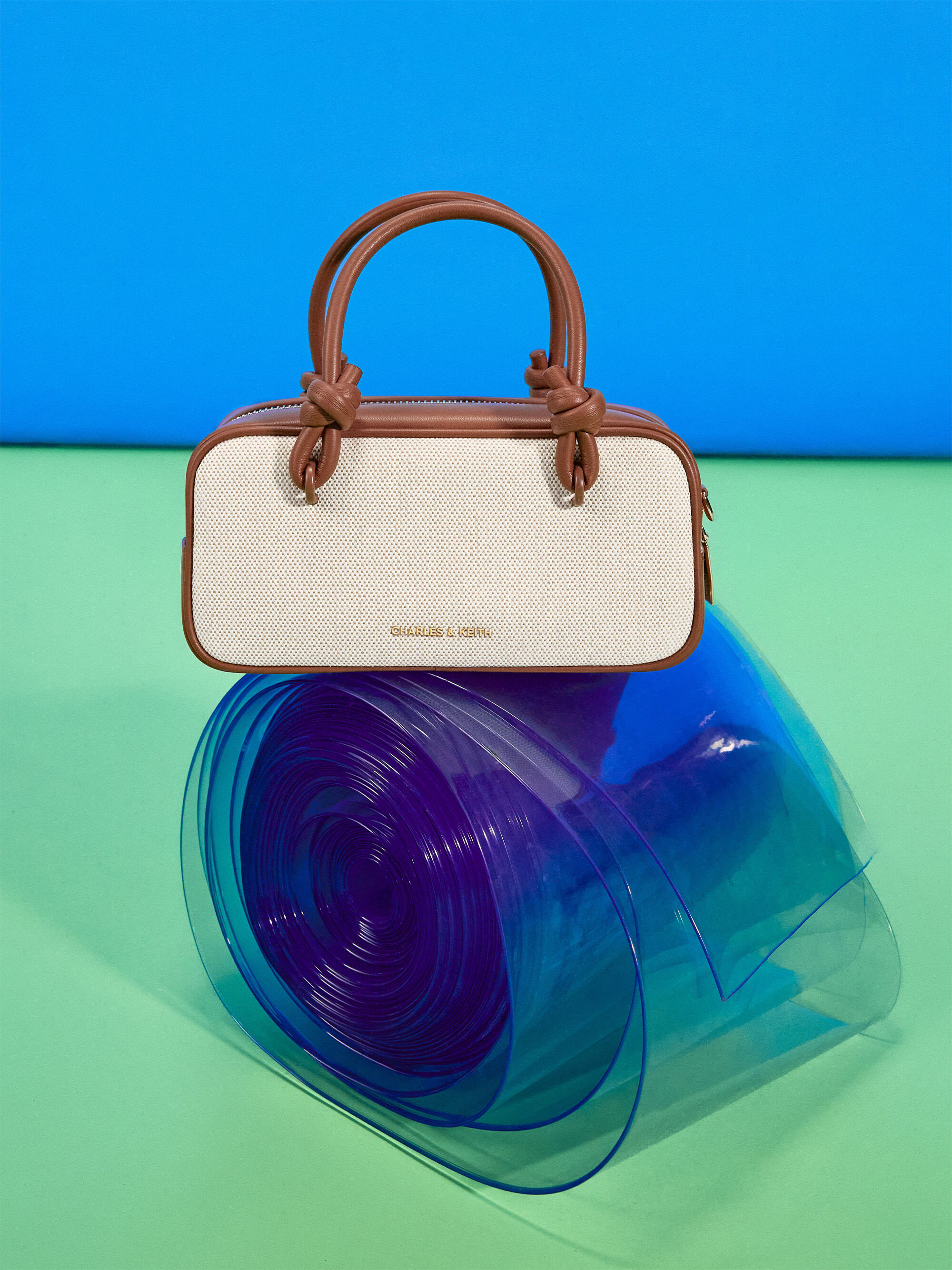 Sammie サミーキャンバスノットハンドルイロンゲイティッドバッグ