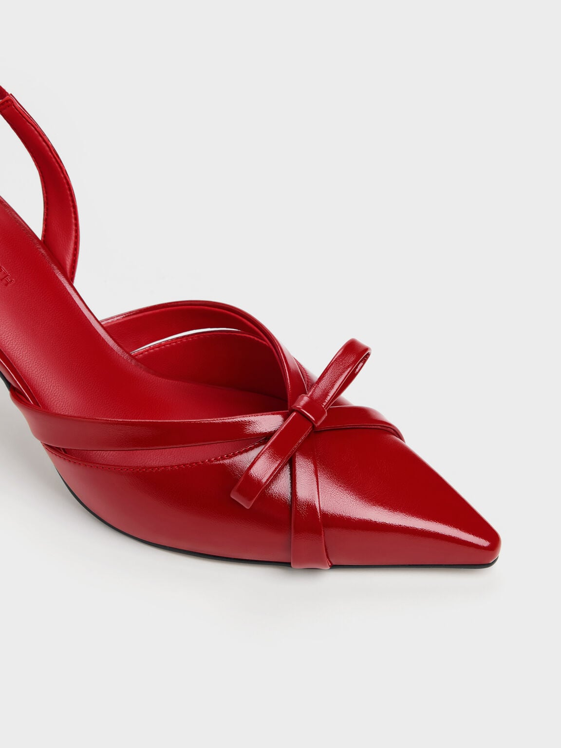 Kaleen カリーン スリングバックスティレット, レッド, hi-res