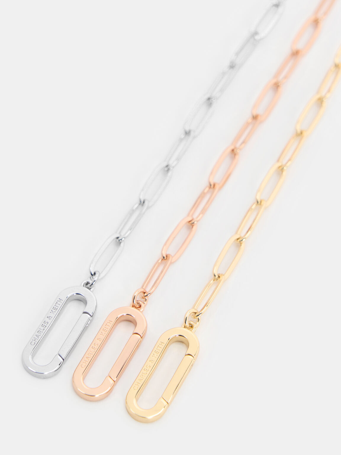 Arleth アーレス オブロンペンダントチェーンブレスレット, シルバー, hi-res