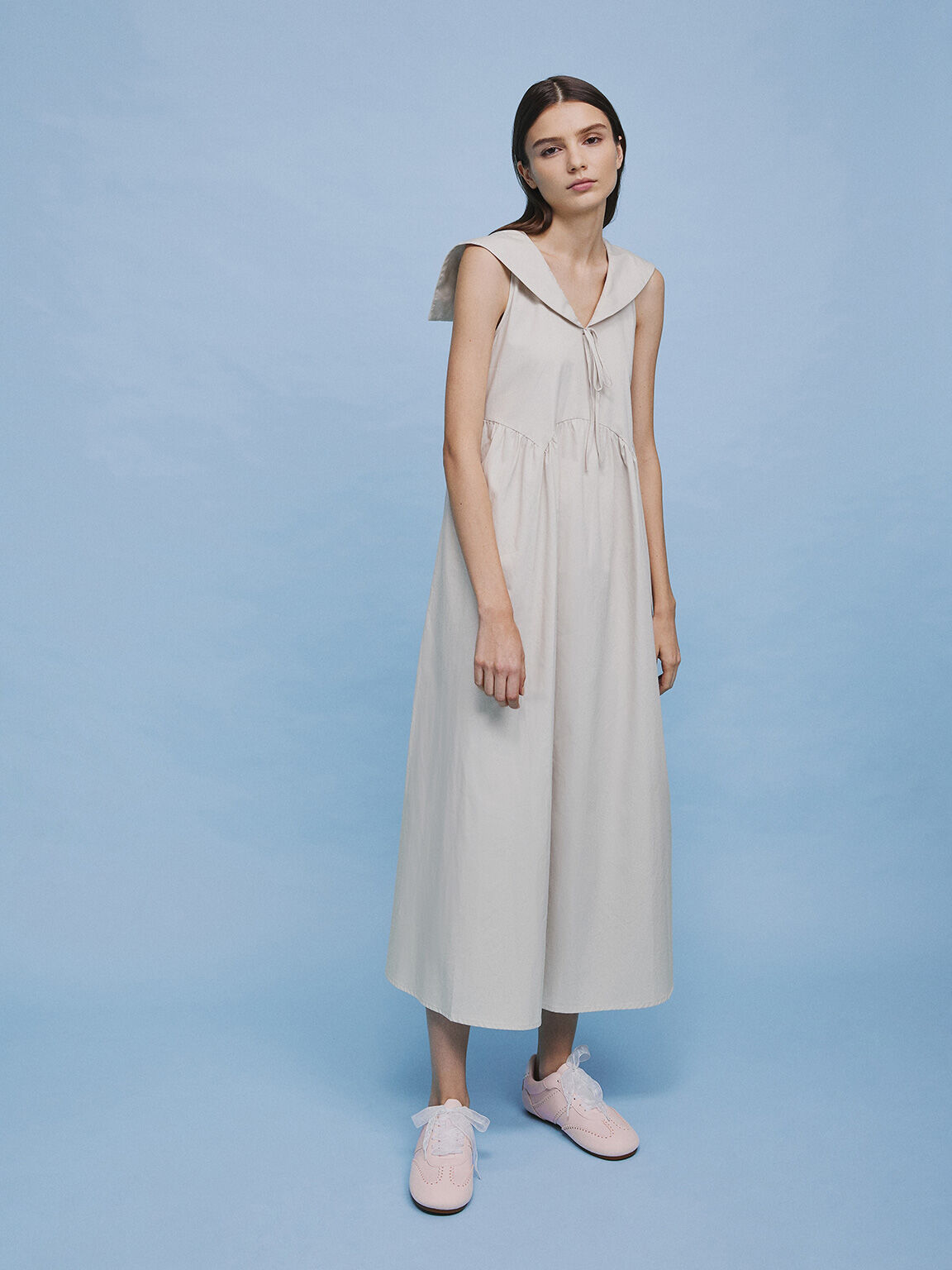 ハート シアーレーススニーカー, ライトピンク, hi-res