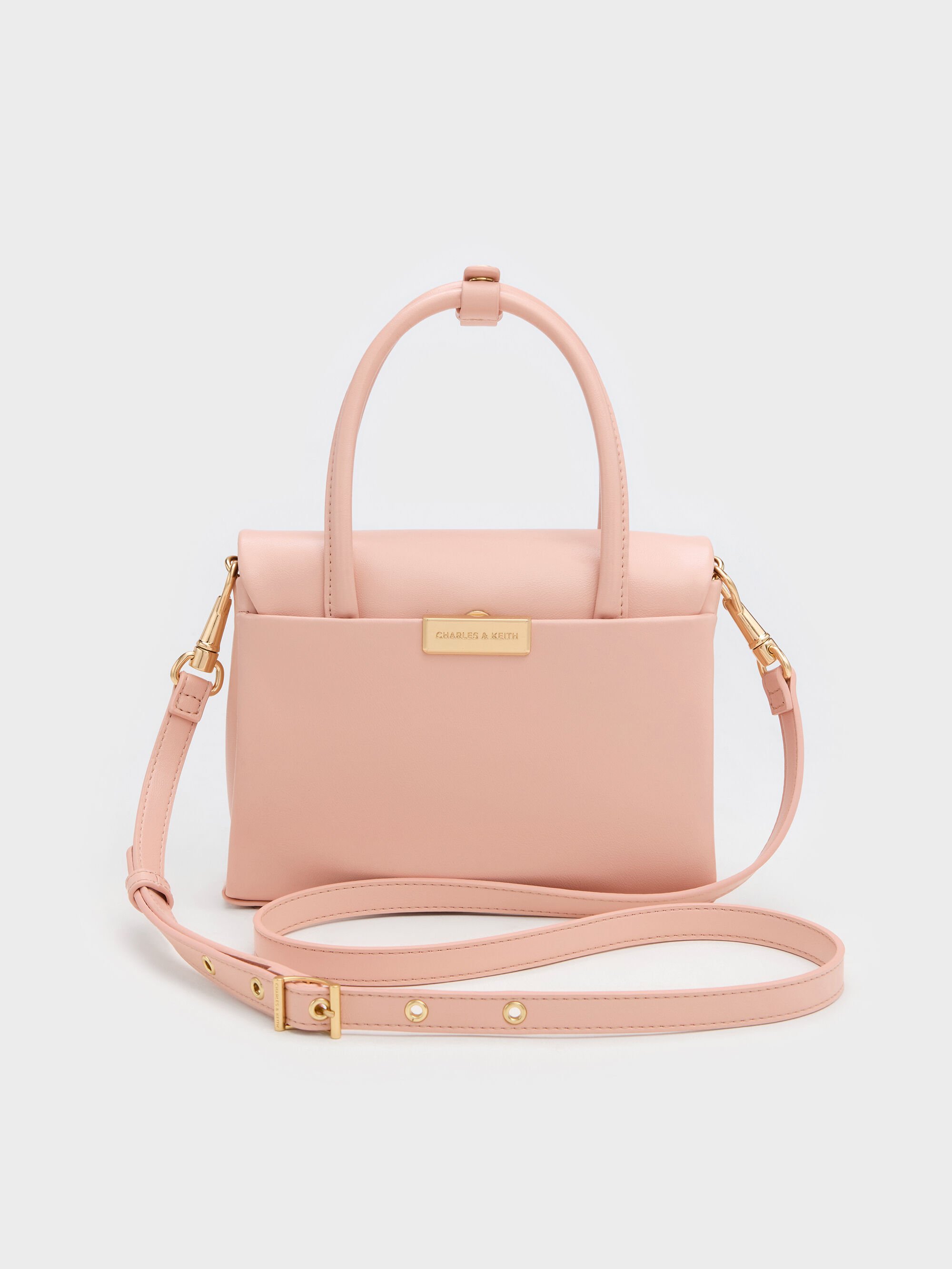 Kerry ミニケリー ボクシートートバッグ - ピンク | CHARLES & KEITH