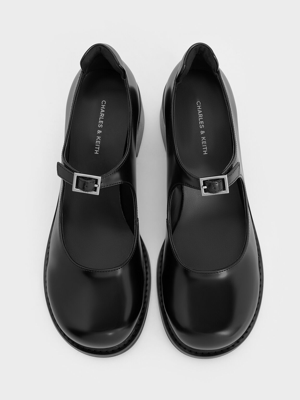 Rooney ルーニー バックルブロックヒールメリージェーン, ブラックボックス, hi-res