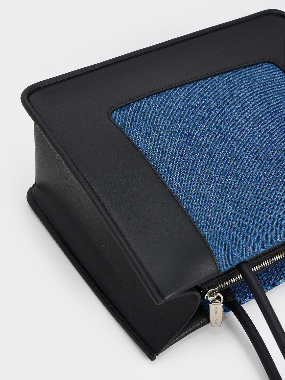 Daylla デイラー デニムトートバッグ, デニムブルー, hi-res