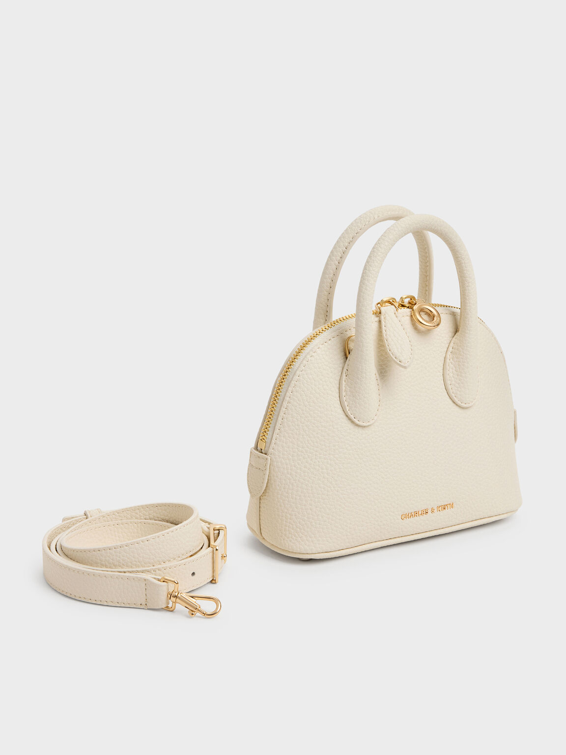 Beryl ベリル ボウリングバッグ, クリーム, hi-res