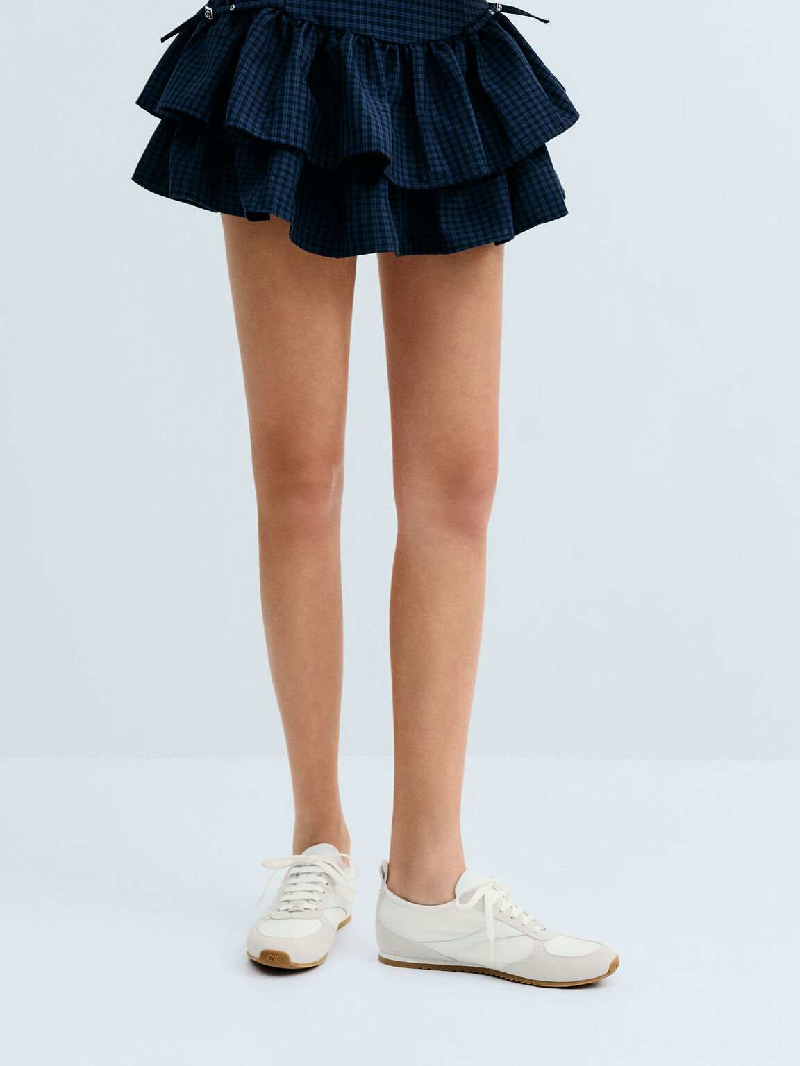 Jace ジェイス レザースニーカー, ホワイト, hi-res