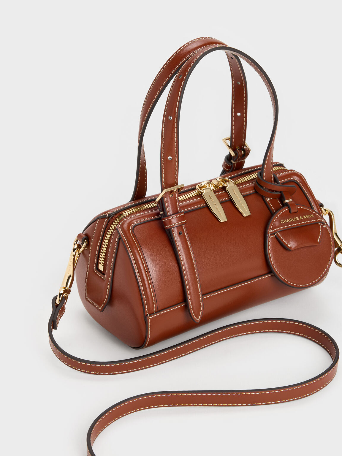 Enola エノラ ボウリングバッグ, ブリック, hi-res