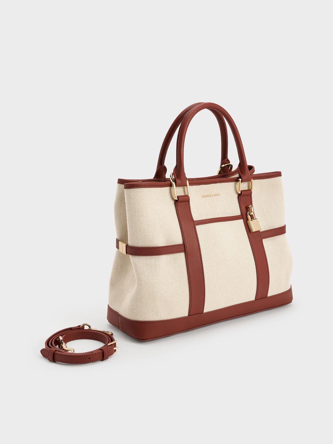 Scottie スコッティー キャンバストートバッグ, ブリック, hi-res