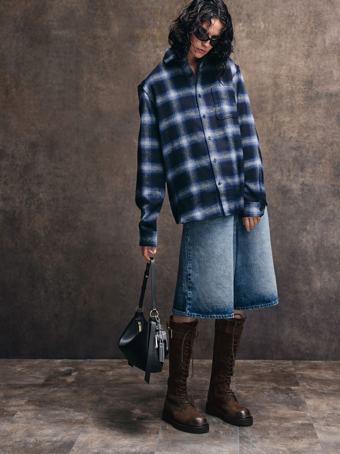 Calla カルラ ショルダーバッグ, ブラック, hi-res