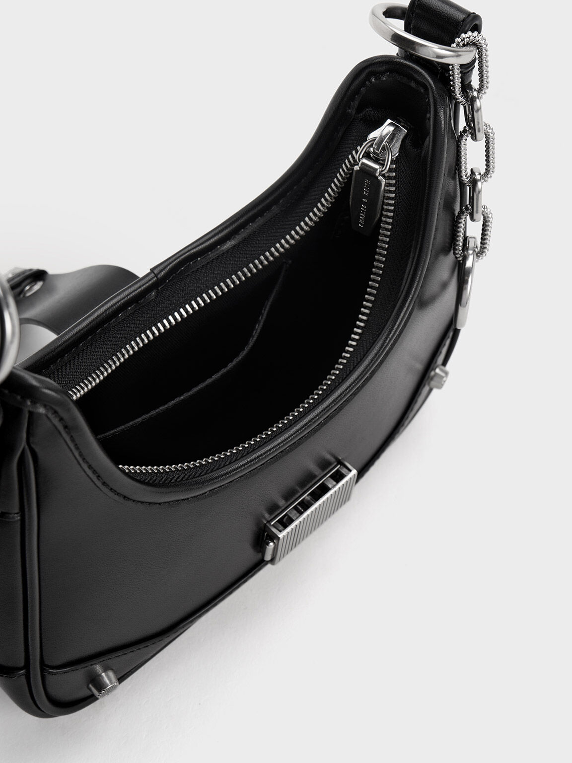 Winslet ウィンスレット ベルトショルダーバッグ, ブラック, hi-res