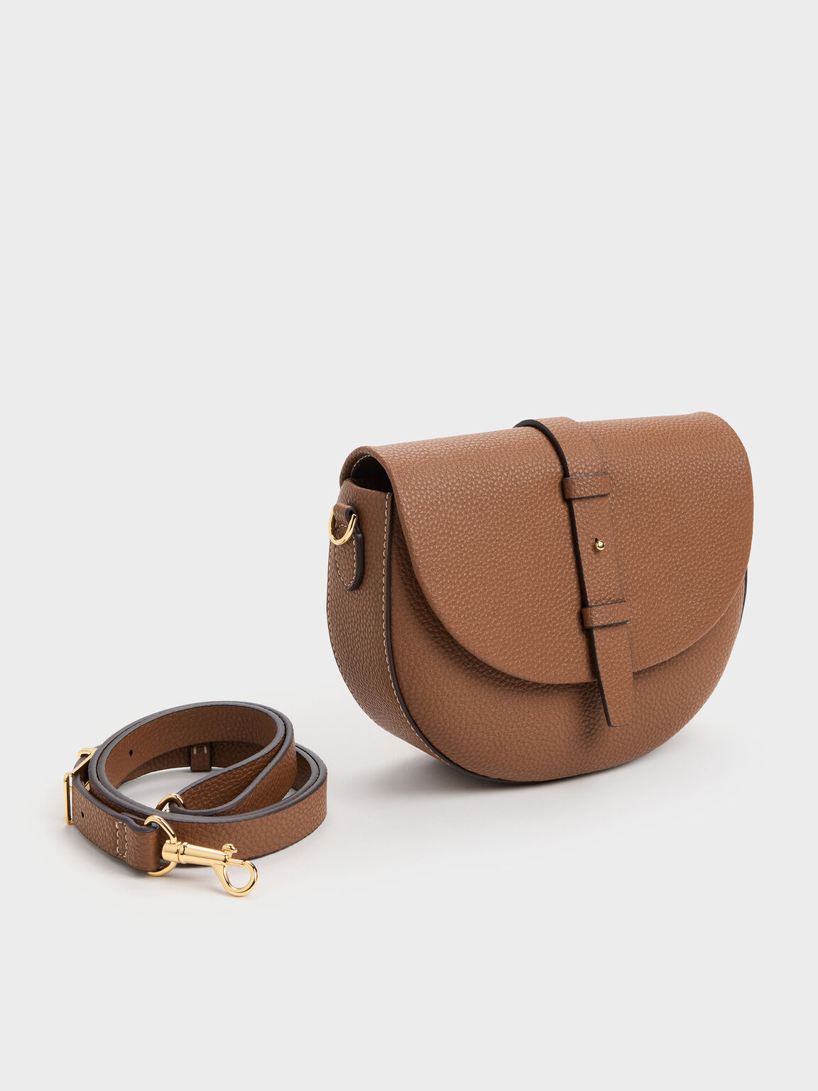 Beryl ベリル ベルトサドルバッグ, チョコレート, hi-res