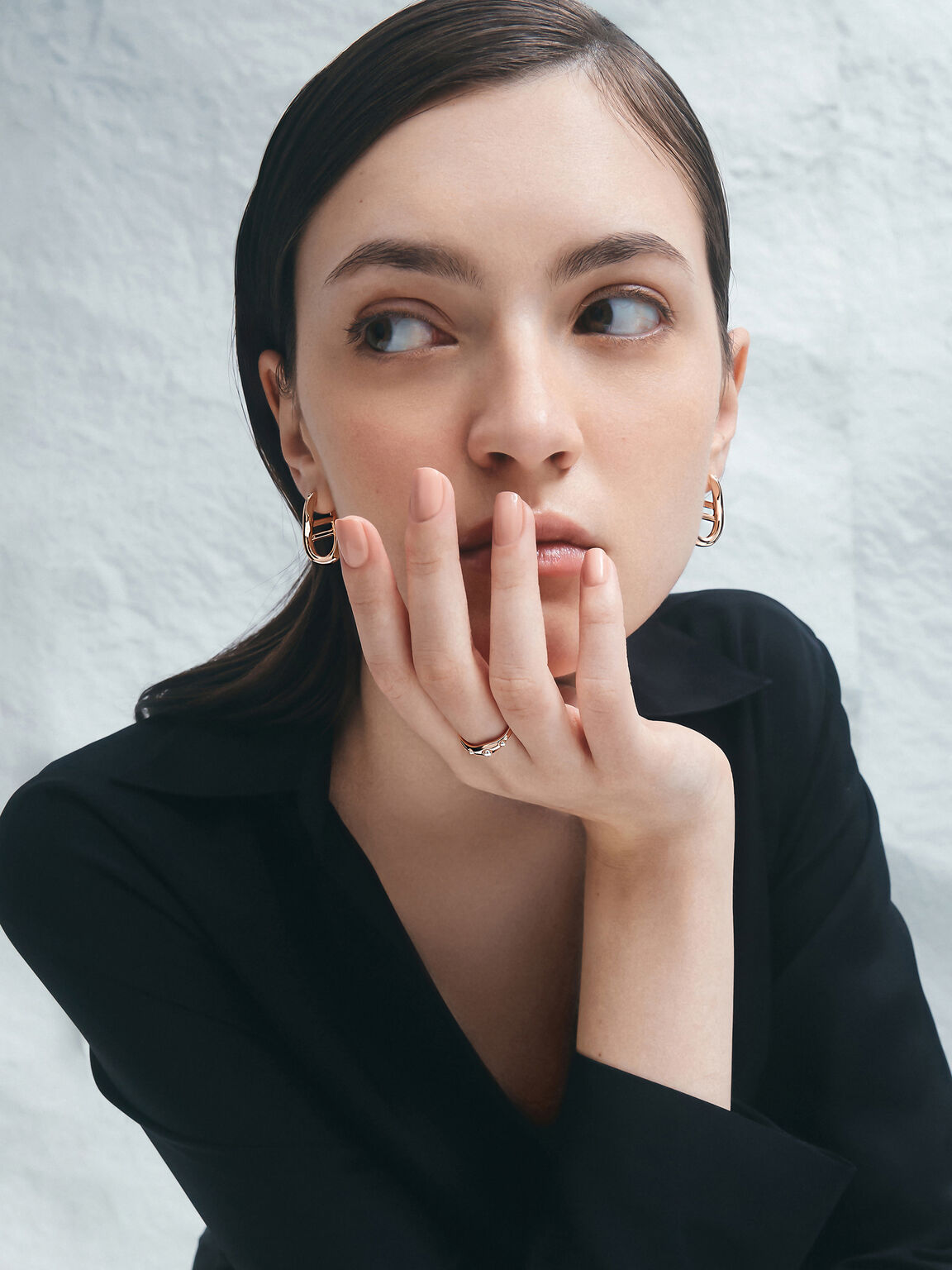 Corrine コリーヌ パールスカルプチュアリング, ローズゴールド, hi-res