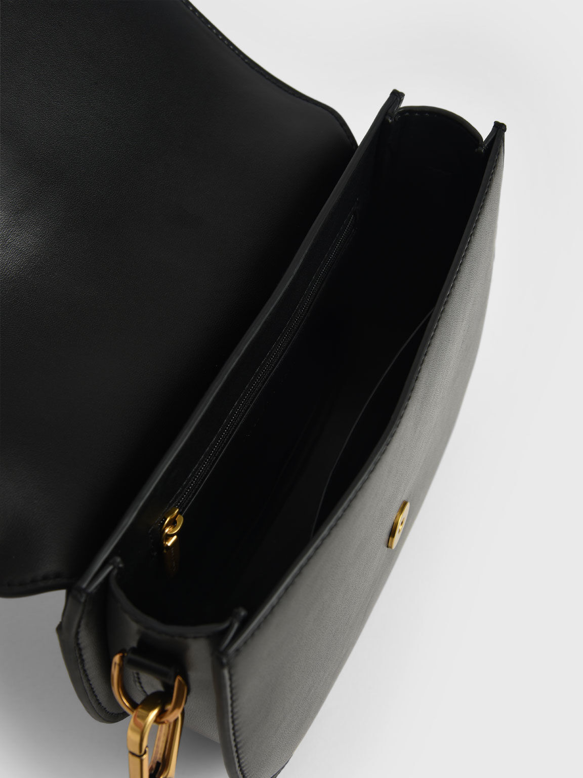 ガビーヌ サドルバッグ, ブラック, hi-res