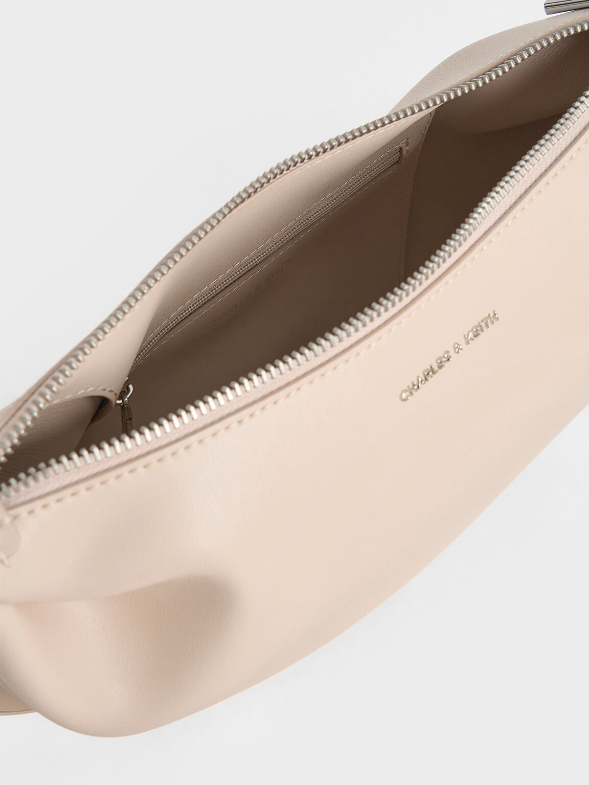 Caia カイア カーブショルダーバッグ, オーツ, hi-res