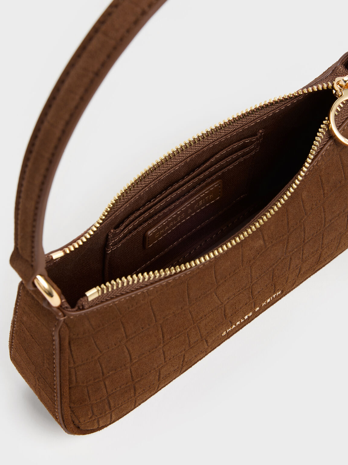 Elspeth エルズペス ショルダーバッグ, チョコレート, hi-res