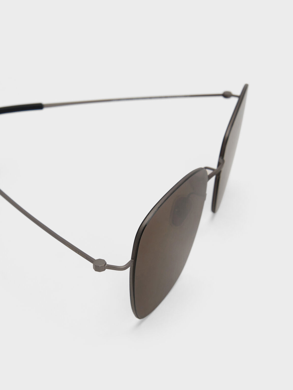 Miranda ミランダ スクエアサングラス, ブラック, hi-res