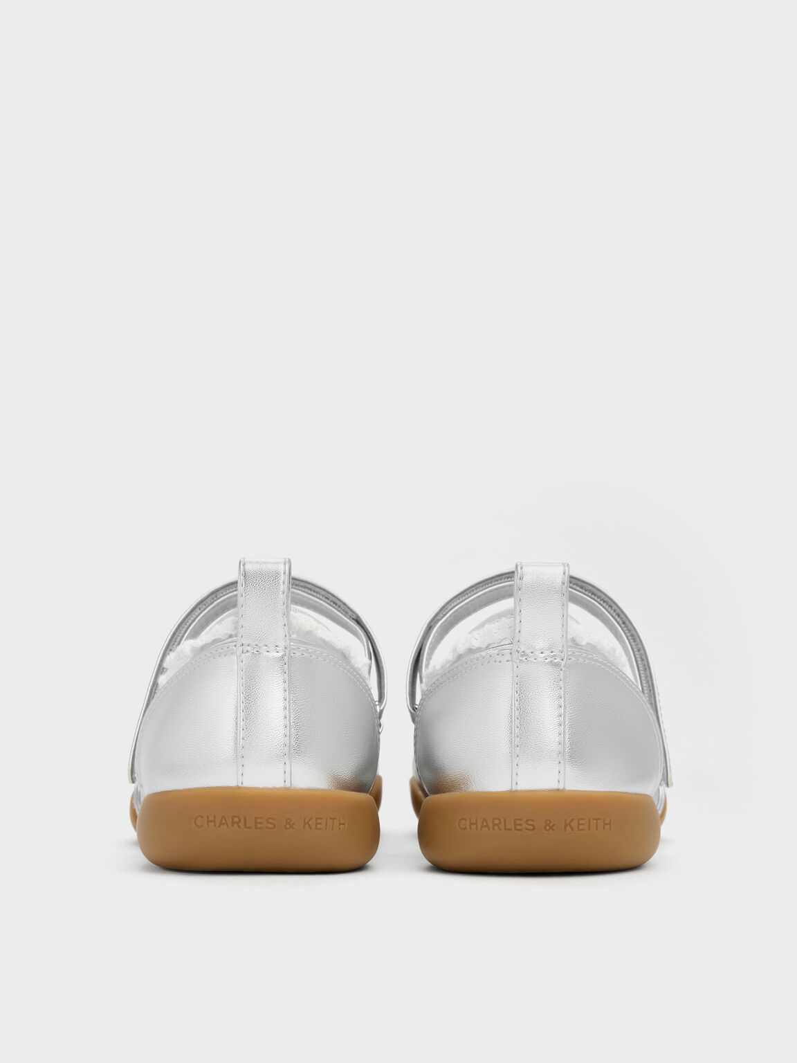 Louise ルーイレーストリムメリージェーンスニーカー, シルバー, hi-res