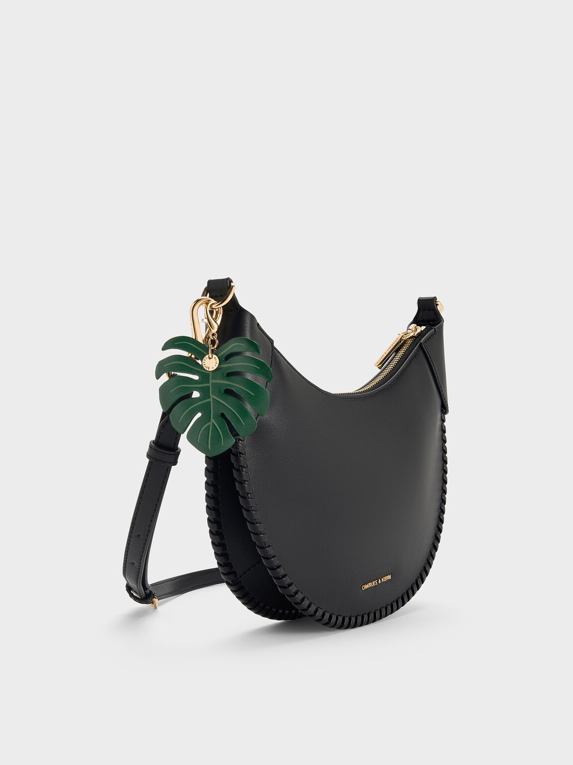 Blume ブリュム ブレードカーブホーボーバッグ, ブラック, hi-res