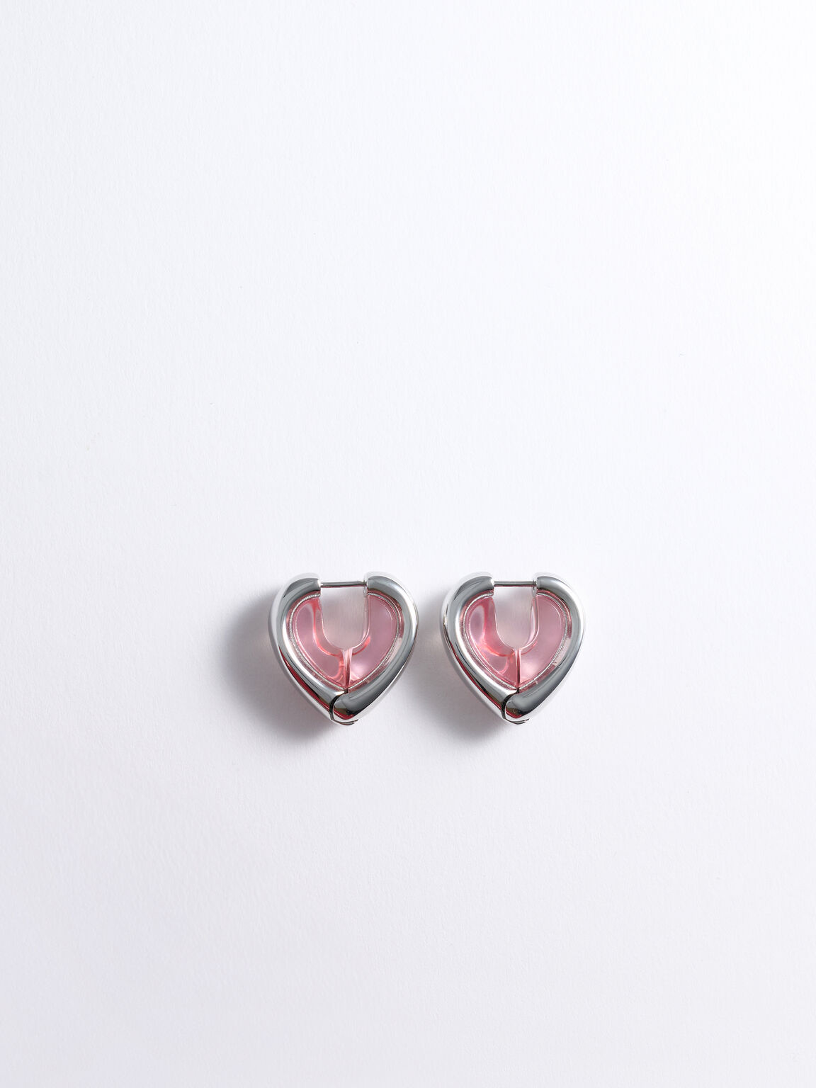 Annalise アナリーゼ レジンスタッドピアス, ピンク, hi-res