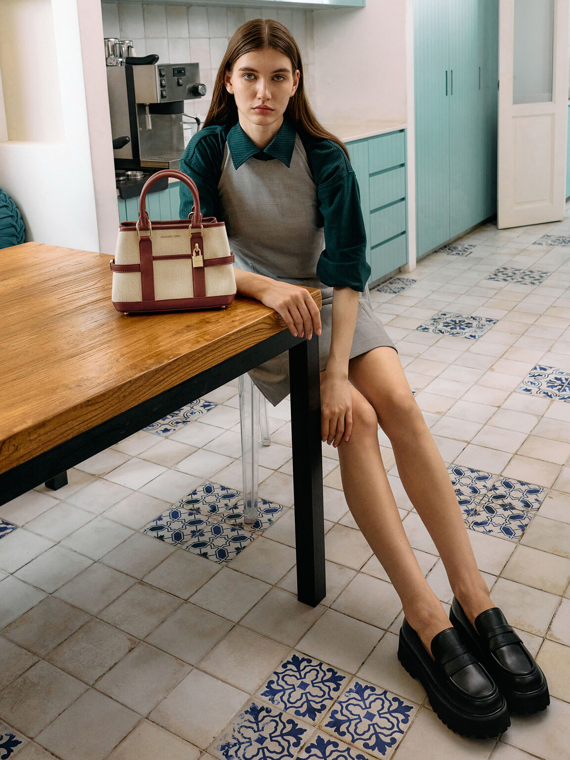 Scottie ミニスコッティー キャンバストートバッグ, ブリック, hi-res