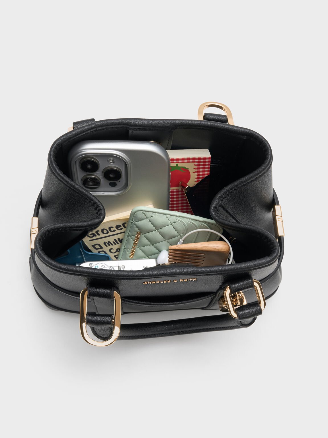 Scottie ミニスコッティー トートバッグ, ブラック, hi-res