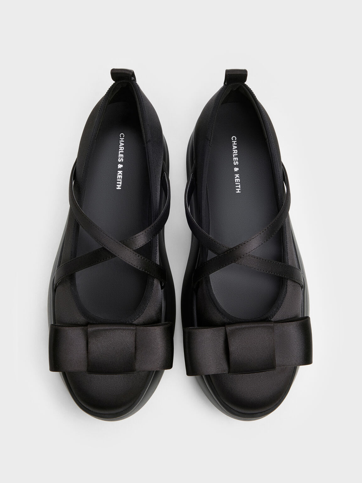 Brantley ブラントリー ポリエステル プラットフォームメリージェーン, ブラックテクスチャード, hi-res