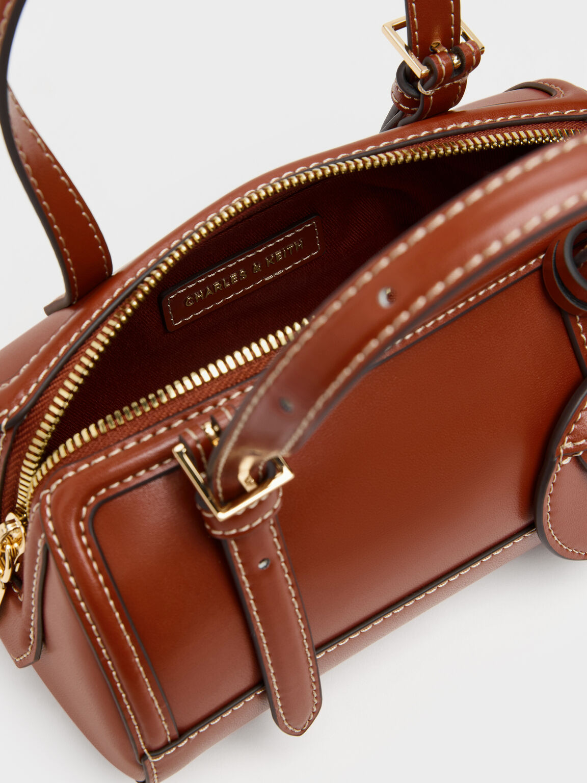 Enola エノラ ボウリングバッグ, ブリック, hi-res