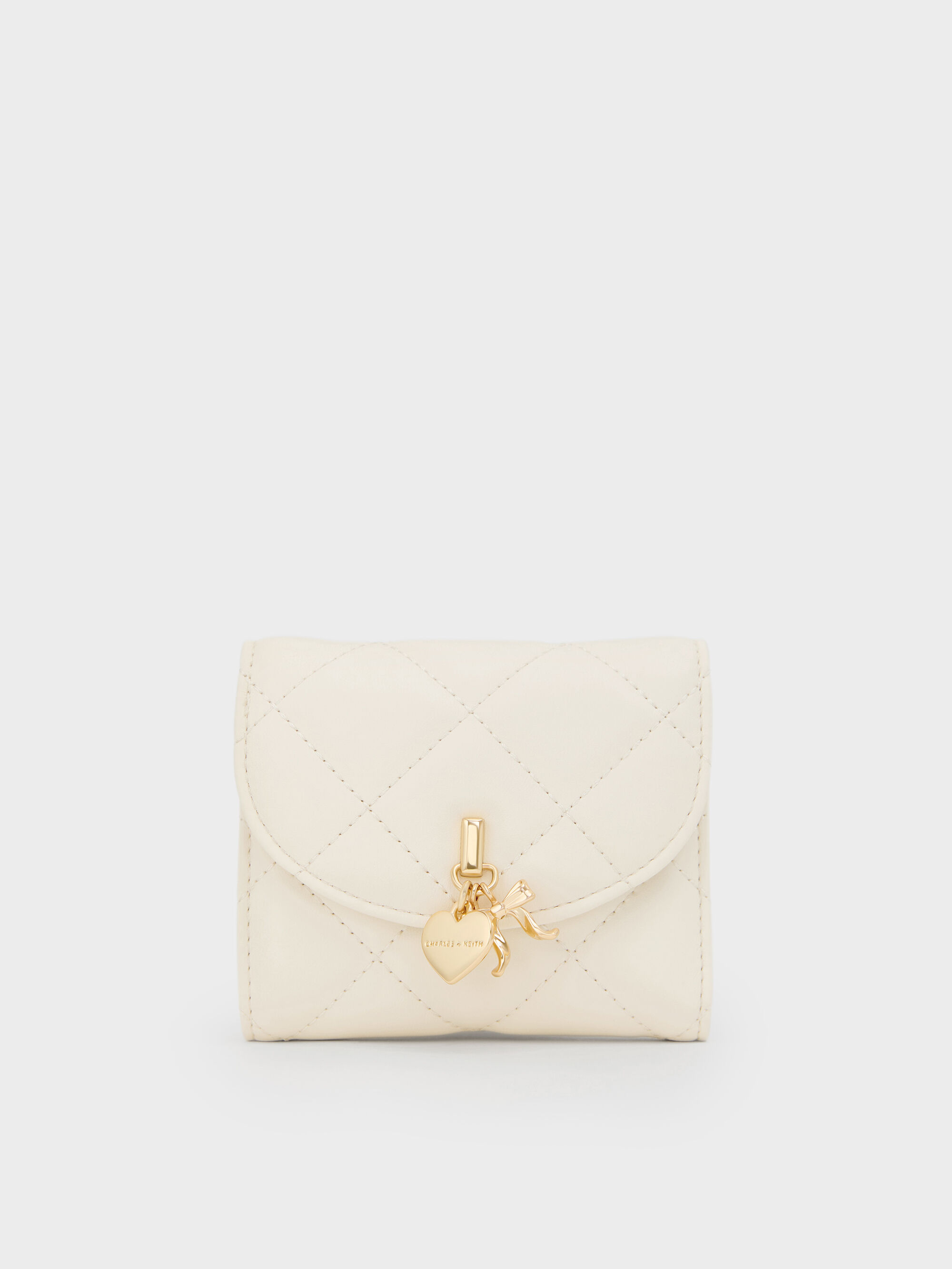 Arrietty アリエッティ キルトボウハートチャーム カバーフラップ