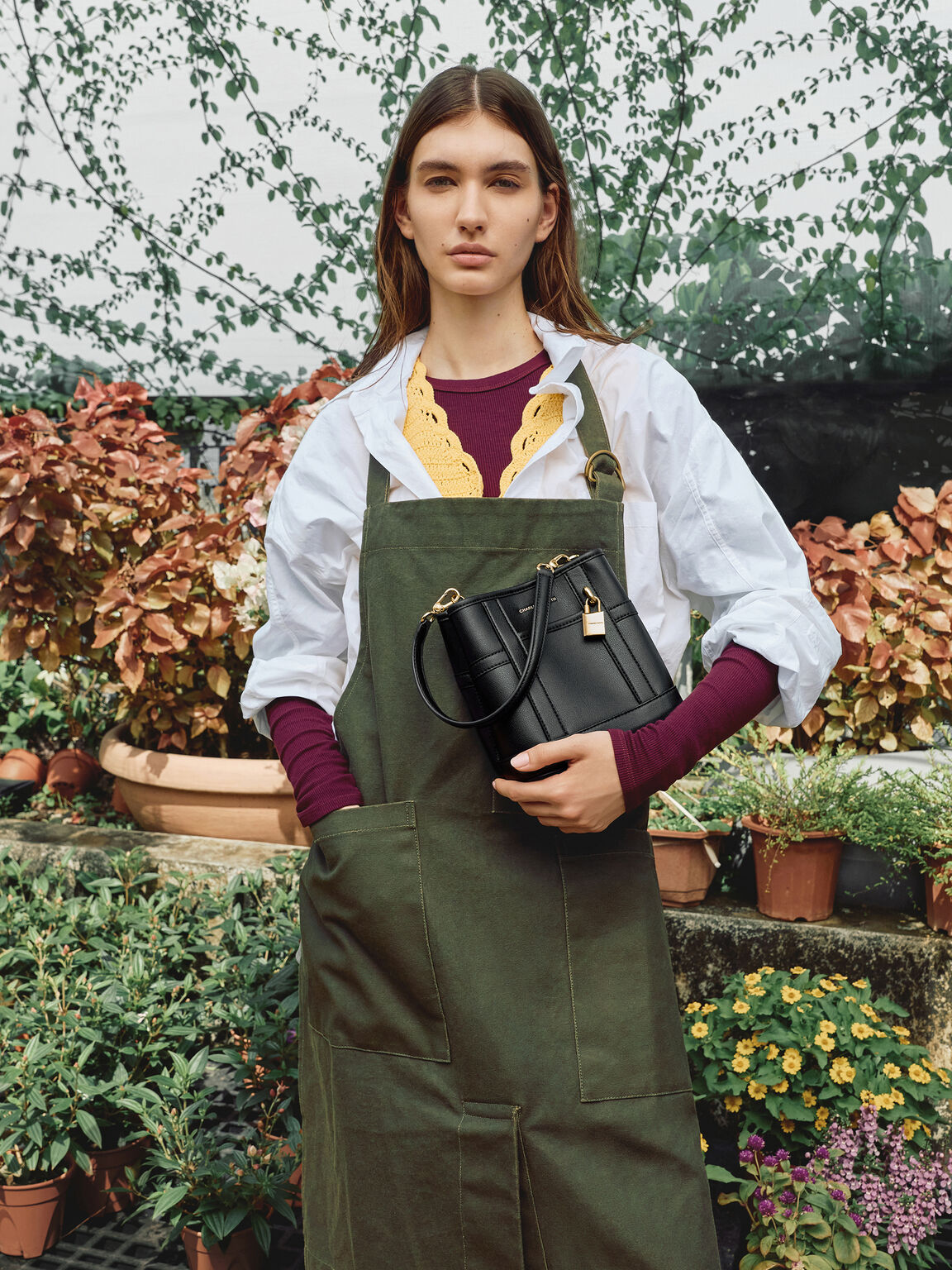 Scottie スコッティー バケットバッグ, ブラック, hi-res