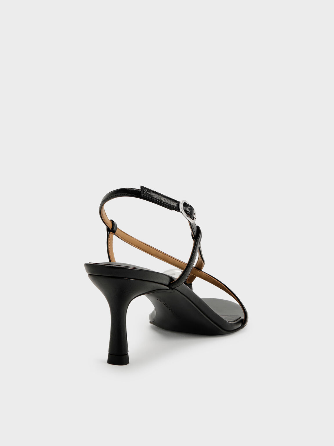 Raina レイナ トゥリングヒールサンダル, ブラック, hi-res