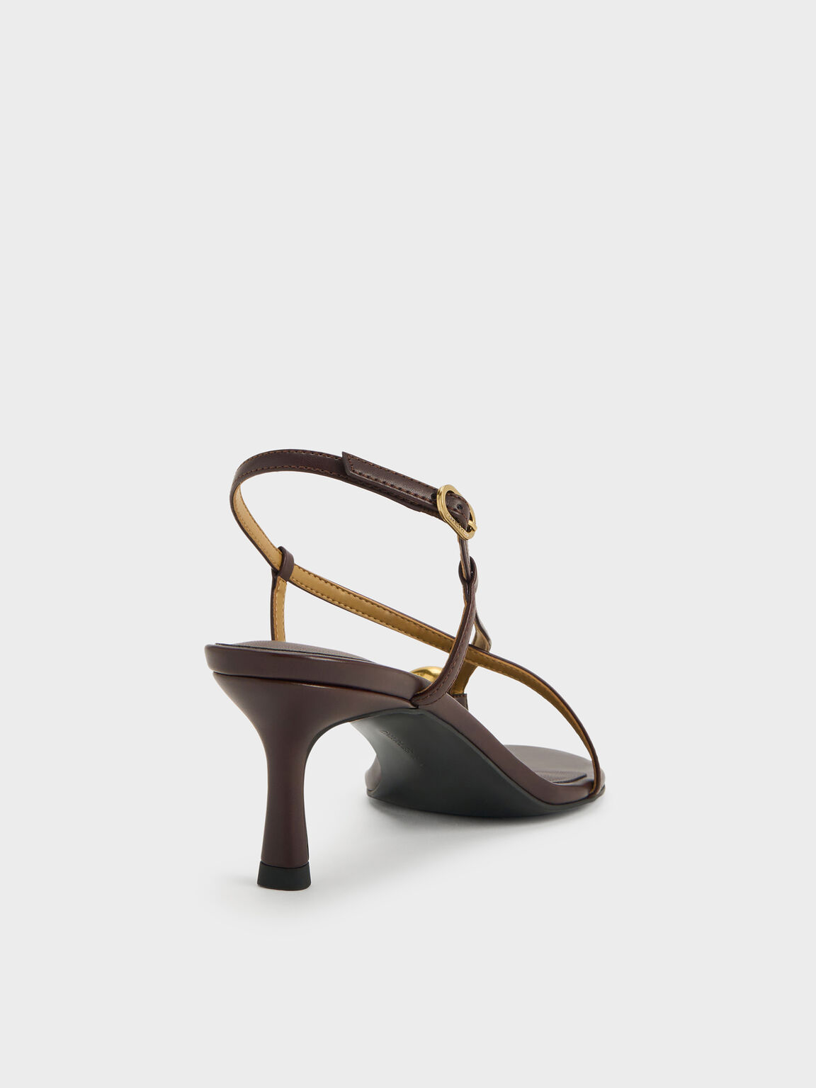 Raina レイナ トゥリングヒールサンダル, マルーン, hi-res