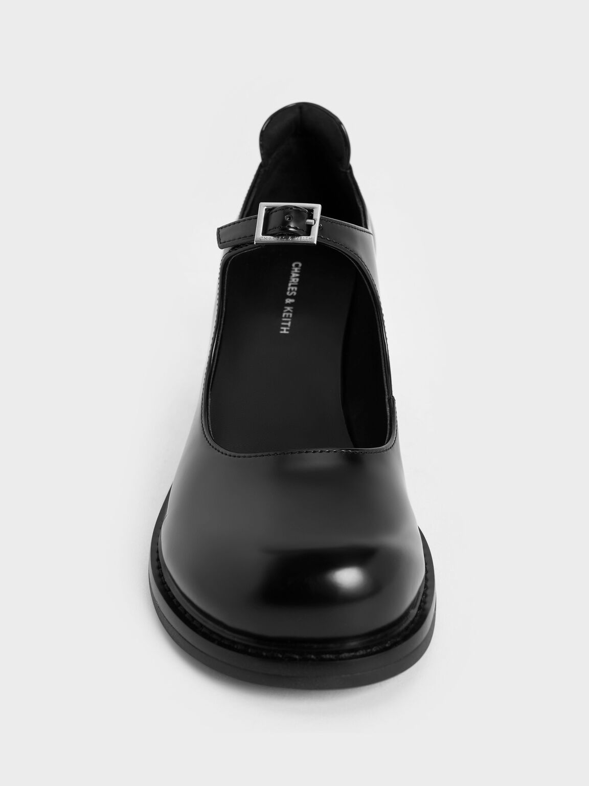 Rooney ルーニー バックルブロックヒールメリージェーン, ブラックボックス, hi-res