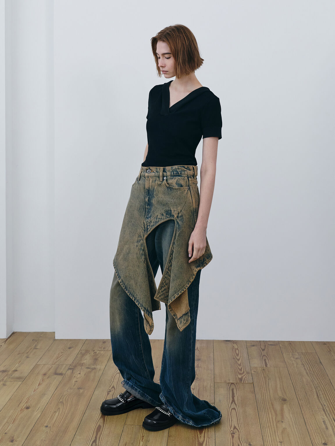 Georgie ジョージ チェーンローファー, ブラックボックス, hi-res