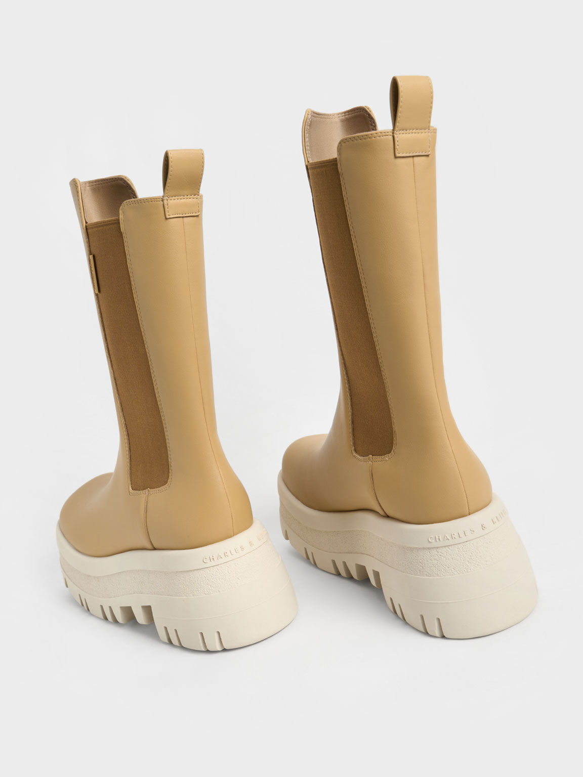 Rainier レーニア プラットフォームチェルシーブーツ, サンド, hi-res