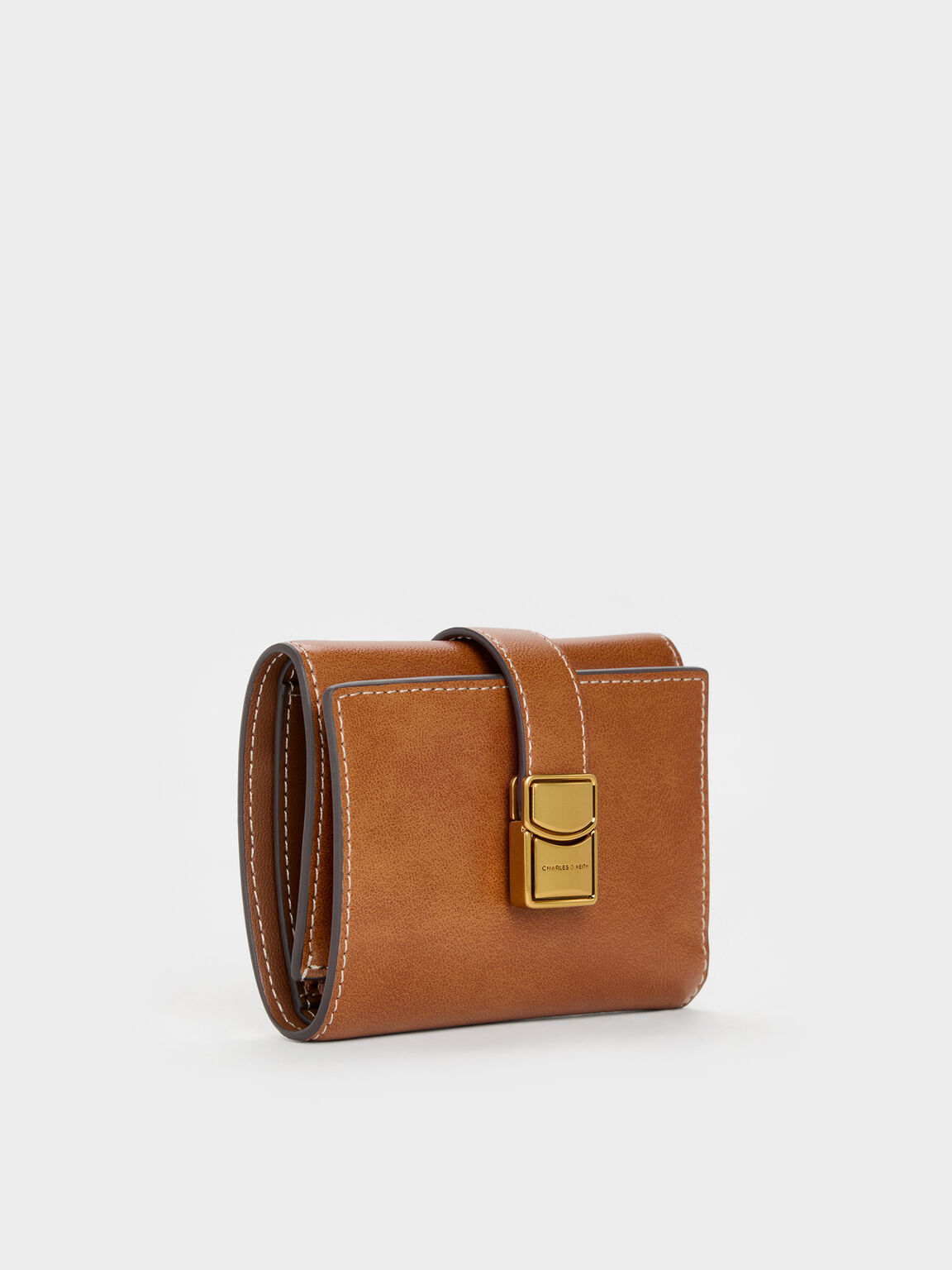 Acelynn エイスリン ベルトスモールウォレット, ディストレスドタン, hi-res