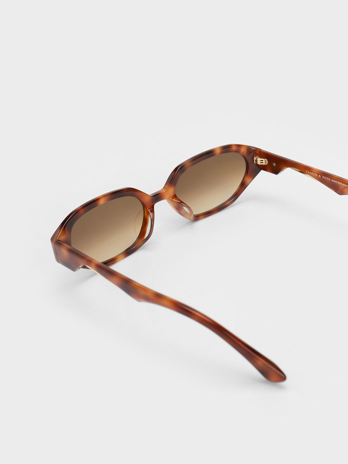 アセテート オーバルサングラス, テンダーシェル, hi-res