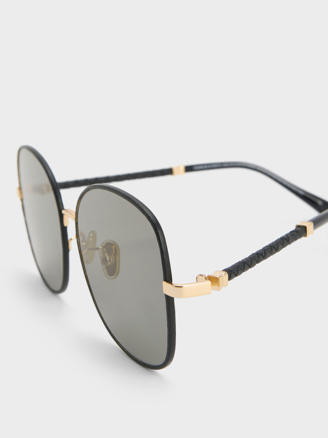 Ivette イヴェット バタフライサングラス, ブラック, hi-res