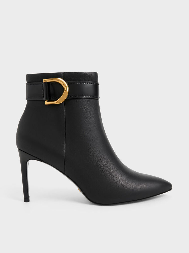 Gabine ガビーヌ ヒールブーツ - ブラック | CHARLES & KEITH 