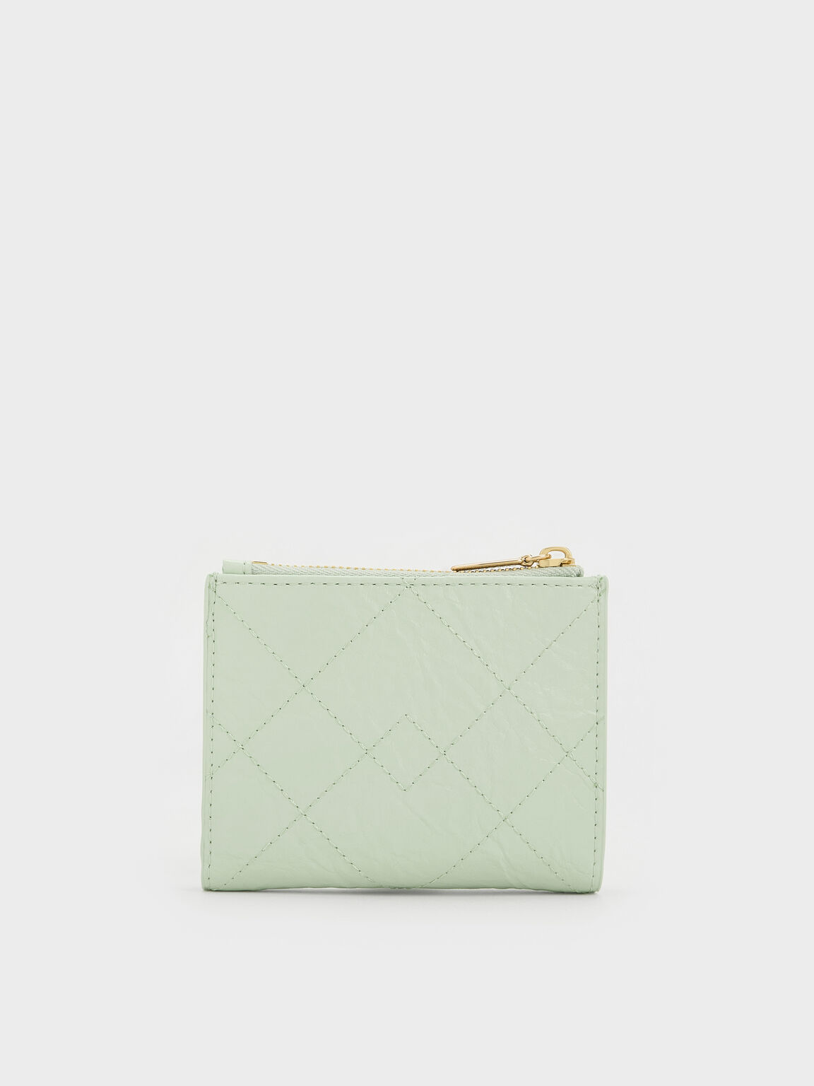 Duo ドゥオ キルトスモールウォレット, ミントグリーン, hi-res